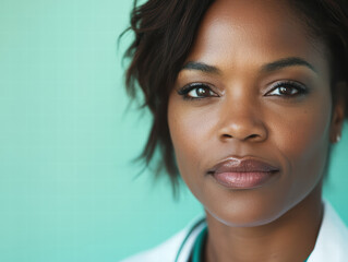 Professional Portrait: Confident portrait of a doctor exudes expertise, trust and capability, portraying the dedication and compassionate nature.