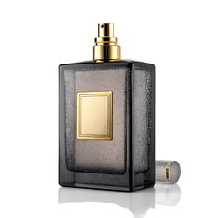 bottle of perfume isolated