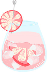 Summer Fresh Drink Illustration 