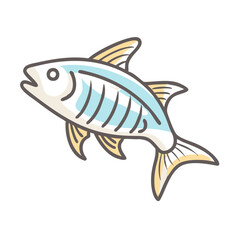 bonefish icon, bonefish vector illustration-simple illustration of bonefish, perfect for bonefish logos and icons