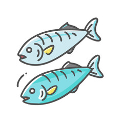 mackerel icon, mackerel vector illustration-simple illustration of mackerel, perfect for mackerel logos and icons