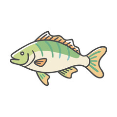 perch icon, perch vector illustration-simple illustration of perch, perfect for perch logos and icons