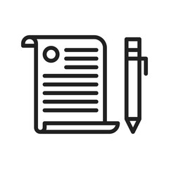 Agreement icon vector image. Suitable for mobile apps, web apps and print media.