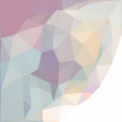 Fototapeta premium Abstract background with low poly design