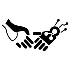 Robot Collaboration Icon