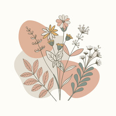 abstract floral background