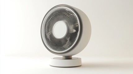 Modern circular fan design.