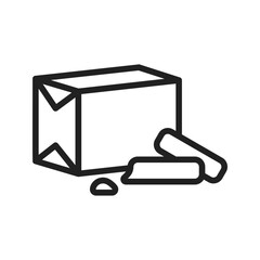 Butter icon vector image. Suitable for mobile apps, web apps and print media.
