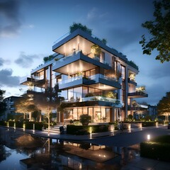 Luxury Apartments in the City  Modern Architectural Design