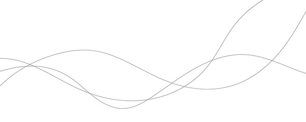 Abstract wave pattern with multiple curved lines