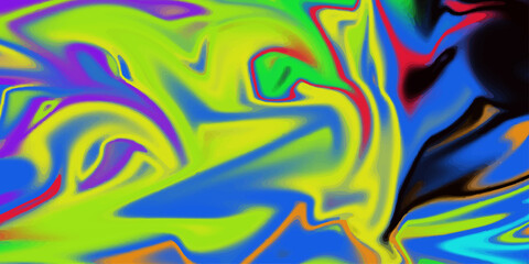 Psychedelic multicolored patterns background. Photo macro shot of soap bubbles 