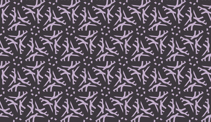 Vector pattern in geometric style. Triangles, lines. Modern elegant background. For your design. Chocolate purple color