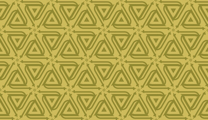 Vector design. Illustration with triangles line. Modern decorative background. dirty orange color. seamless