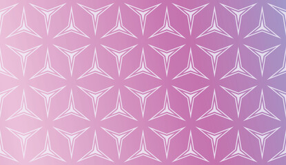 Modern Pattern With Curved Line. Geometric Elements. Blurred Gradient Background. Design For Screen, Presentation, Wallpaper. Holiday Object. Vector Illustration