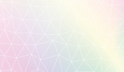 Low poly layout. For your idea, presentation, smart design Vector illustration. Creative gradient color.