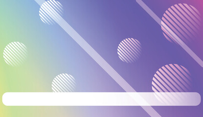 Colorful Gradient Background with Line, Circle. For Web, Presentations And Prints. Vector Illustration.