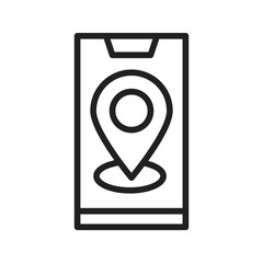 Location icon vector image. Suitable for mobile apps, web apps and print media.