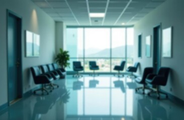 Light blurred background. blur health center an office or medical institution 