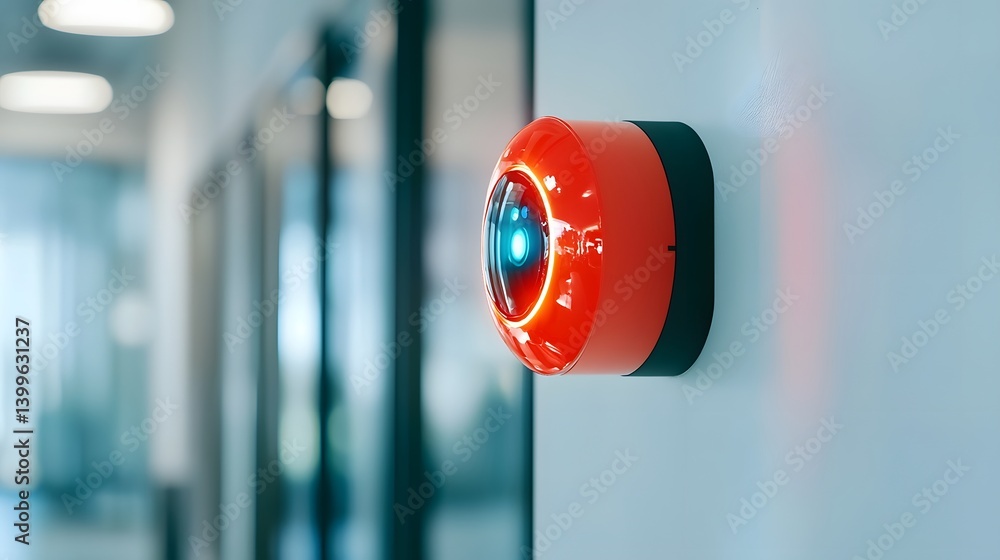 Aufkleber bright flashing lights fire alarm system designed for the deaf with intense visual alerts and signal