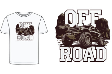 Off road T Shirt Design