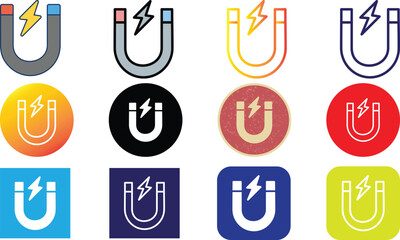 Colorful collection of gear and settings icons representing technology, customization,and system setup.Perfect for apps, websites, and UIUX design.Includes 12 icons in different colors.