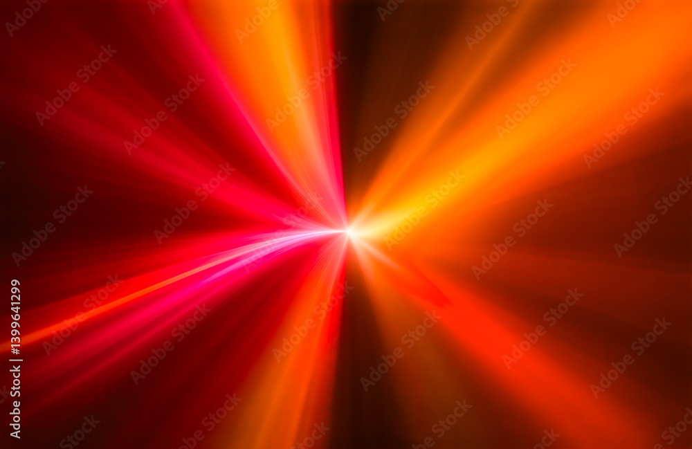 Aufkleber abstract image depicting a vibrant burst of light, radiating outwards from a central point. the colo