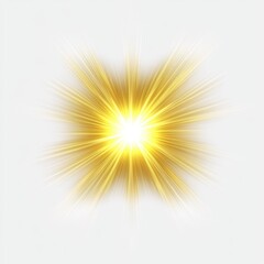 Obraz premium Radiant burst of golden light