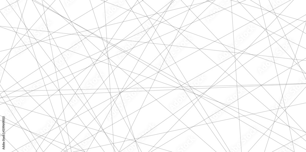 Fototapete Abstract black lines with white background. Creative and geometric shape with luxury pattern and paper texture design. abstract background with stripes for website design Technology background.	