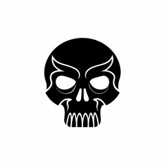 creative details Skull Icon Vector Illustration 