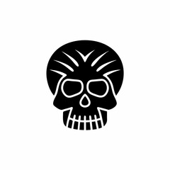 creative details Skull Icon Vector Illustration 