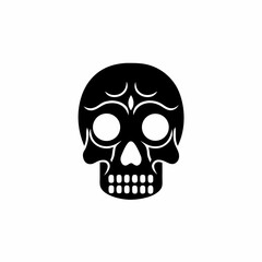creative details Skull Icon Vector Illustration 