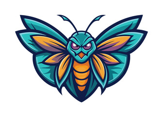 Butterfly logo icon design template elements .Abstract Vector Butterfly Icon Design. vector cartoon illustration