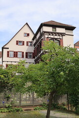 Historisches Gebäude im Zentrum der Stadt Nagold im Schwarzwald