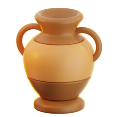 3D illustration of Vase
