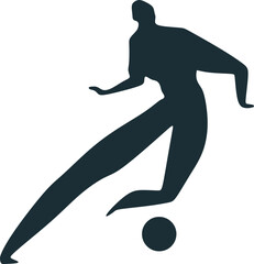 Soccer Player Silhouette