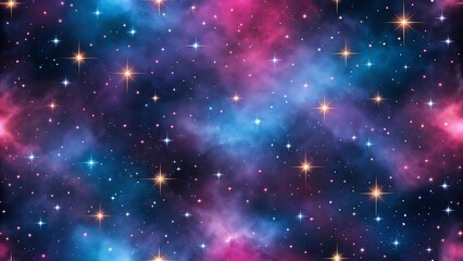 Fototapeta premium Cosmic nebula, stars, and galaxies.