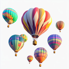 colorful hot air balloon