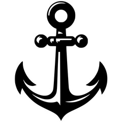 Anchor logo silhouette