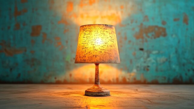 A haunted lamp that flickers Morse code messages about a forgotten past