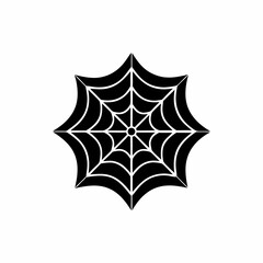 creative details Spider Web Icon Vector Illustration  