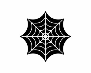 creative details Spider Web Icon Vector Illustration  