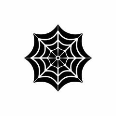 creative details Spider Web Icon Vector Illustration  