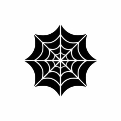creative details Spider Web Icon Vector Illustration  