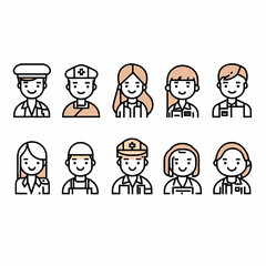 Professional Avatars Set