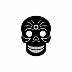 creative details Skull Icon Vector Illustration 