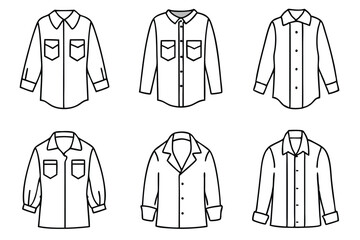 Chambray Line Art Simple Elegant Design Illustration