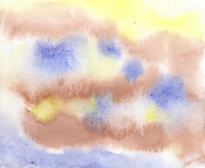 Hand-painted watercolor texture background 