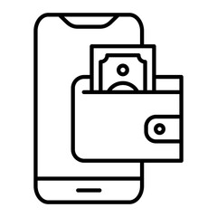 mobile wallet icon