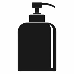 black plastic bottle