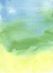 Hand-painted watercolor texture background 